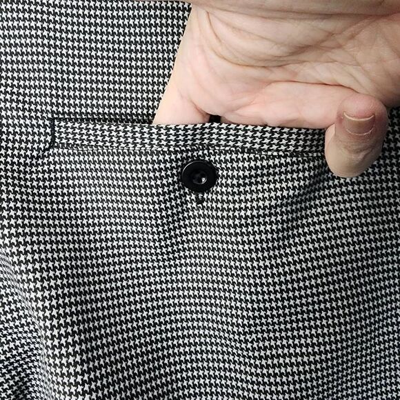 Christopher & Banks Women's Black/White Shaped-Fit Trouser Pants Size 24W NWT - Picture 7 of 16